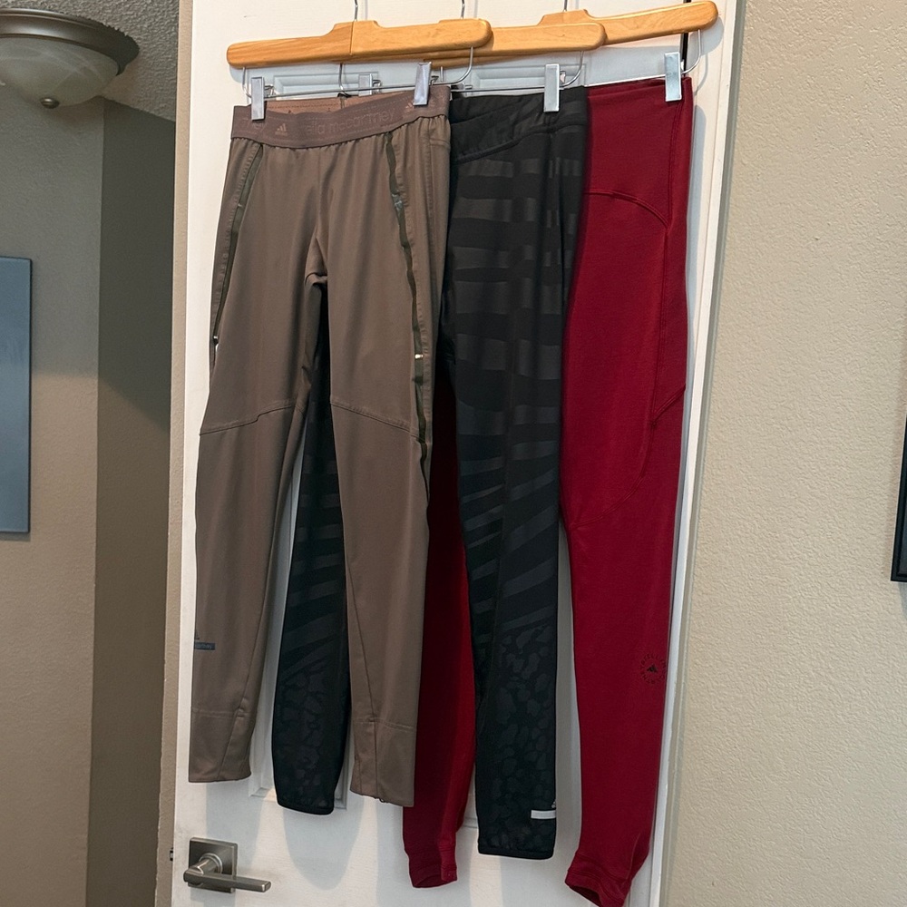 3 Pack Legging Party! Adidas by Stella McCartney Running Tights / Leggings